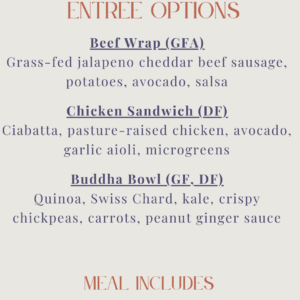 Water Resilience Menu