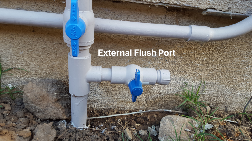 External Flush Port(1)