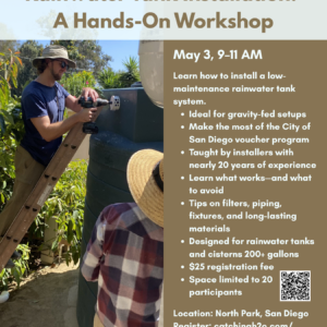 Rainwater Tank Installation Workshop